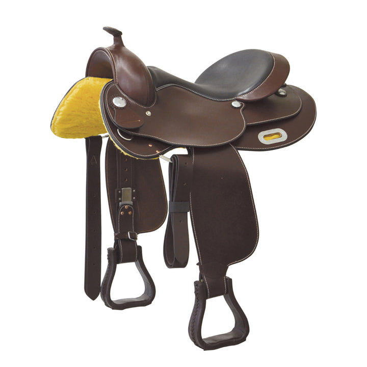 selle Lakota Pro avec bordure arabe estampillée