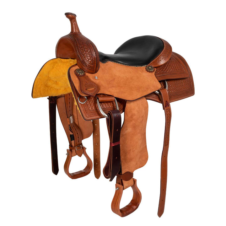 Selle de travail western pour vaches McBryan Ranch Cutter MBH08015