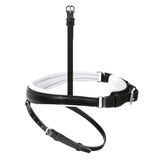 Passier anatomically formed caveson special with white lining and flash strap