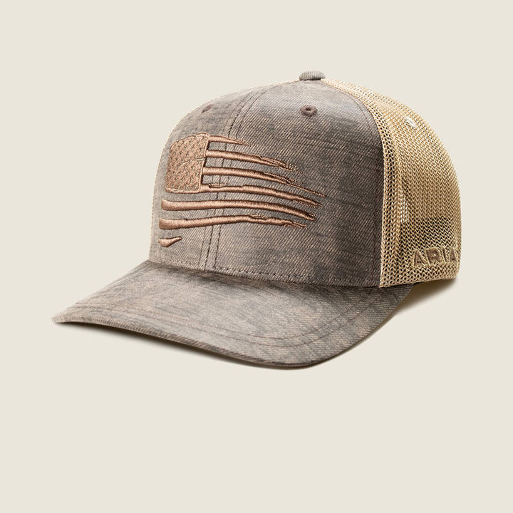 Ariat patriot flag trucker cap voor mannen