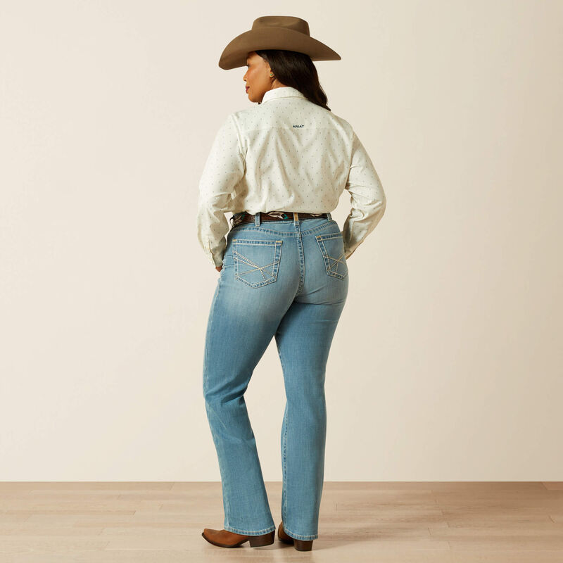 Ariat perfect rise alina straight leg jeans for ladies