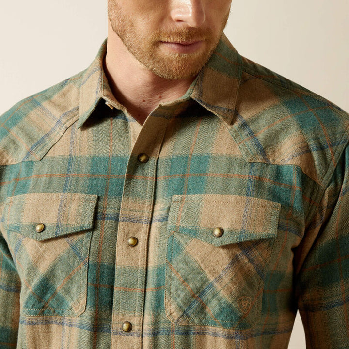 Ariat huxlee retro fit western shirt for men