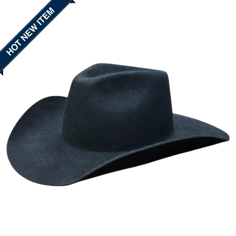 American hat makers Rancher curled Mens felt fedora Hat