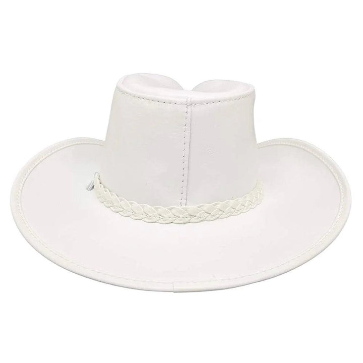 American hat makers Blizzard | Weißer Cowboyhut aus Leder für Herren
