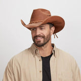 American hat makers Hollywood |  Leather Cowboy Hat