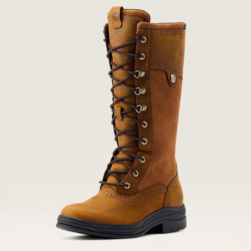 ARIAT Womens Berwick Max H2O Boots - Ebony Brown Footwear UK Size - UK 4