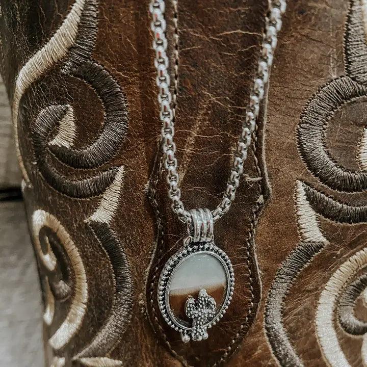 Cactus sunset Halskette