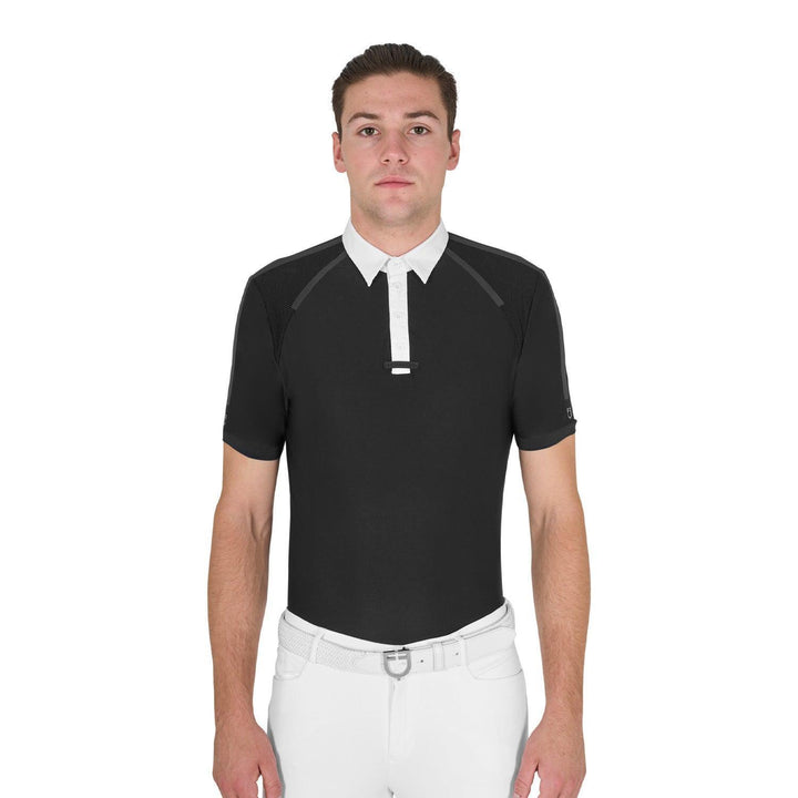 Equestro men's slim fit short sleeve competition jacket - HorseworldEU