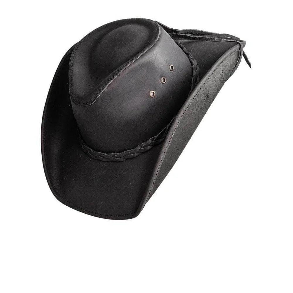 American hat makers Hollywood |  Leather Cowboy Hat
