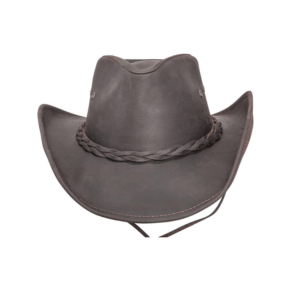 American hat makers Hollywood | Womens Leather Cowgirl Hat