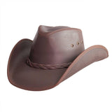 American hat makers Hollywood |  Leather Cowboy Hat