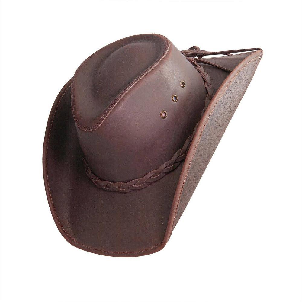 American hat makers Hollywood |  Leather Cowboy Hat