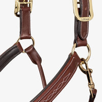 LeMieux stitched leather headcollar - HorseworldEU