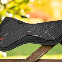 LeMieux X-grip twin sided half pad black - HorseworldEU