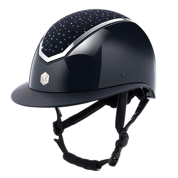 EQX by Charles Owen Kylo crystal Helm mit breitem Schirm