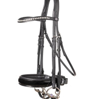 Trust Aachen Large patent crank noseband double bridle - HorseworldEU