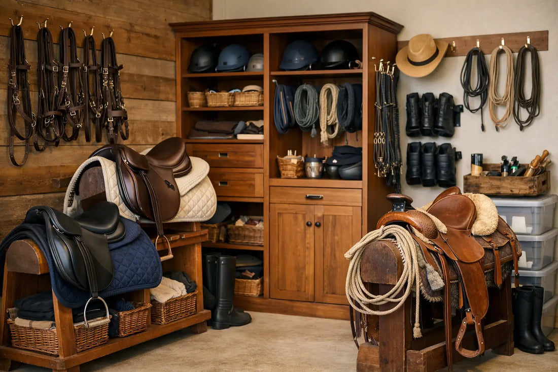 12 Horse Tack Storage Ideas for a Tidy Tack Room