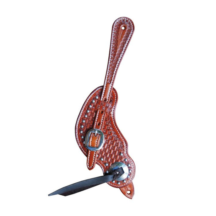 Pool's wide spur straps with basket and spot