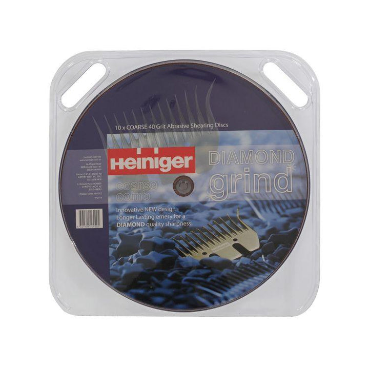 Heiniger Schmirgelpapier grob 40er Körnung (Kämme), Blisterpackung 10 Stück