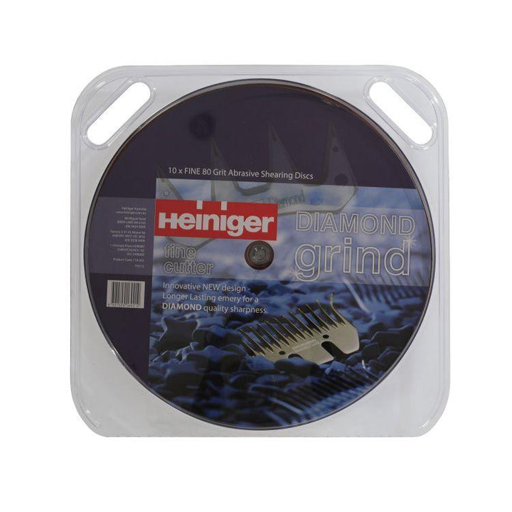 Heiniger Schmirgelpapier fein 80er Körnung (Fräser), Blisterpackung 10 Stück