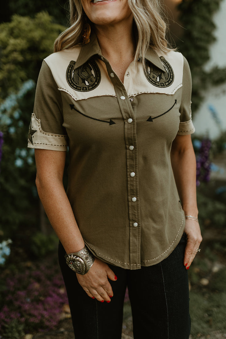 Chemise boutonnée « Brave Horse » de Rodeo Quincy