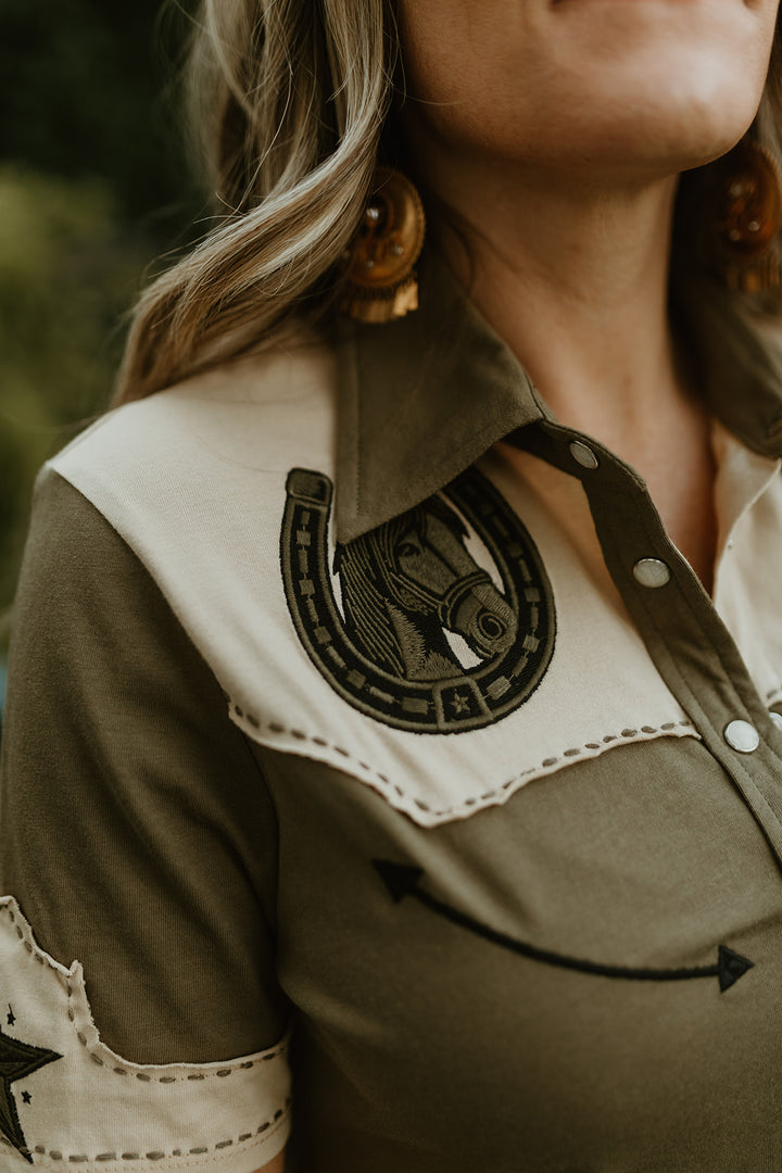 Chemise boutonnée « Brave Horse » de Rodeo Quincy