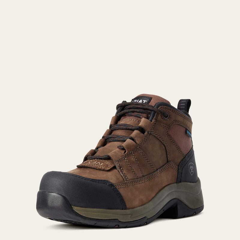 Ariat women's telluride work bottes waterproof composite toe