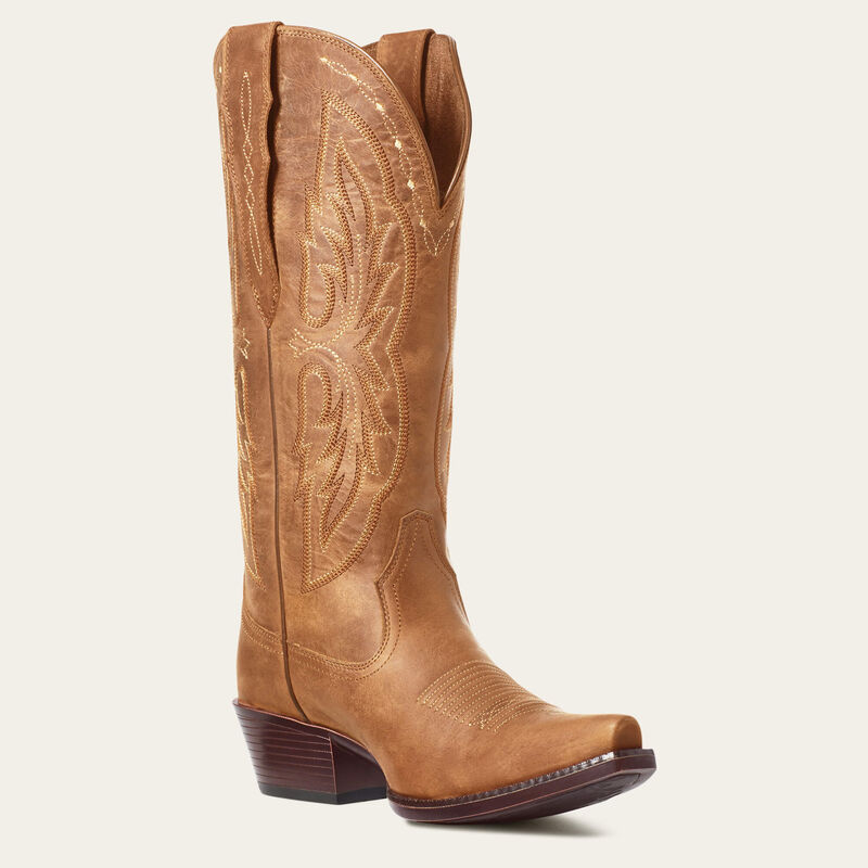 Ariat heritage X toe elastic wide calf bottes western pour dames