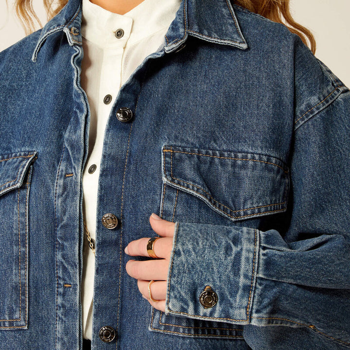 Veste-chemise en jean Ariat pour femme
