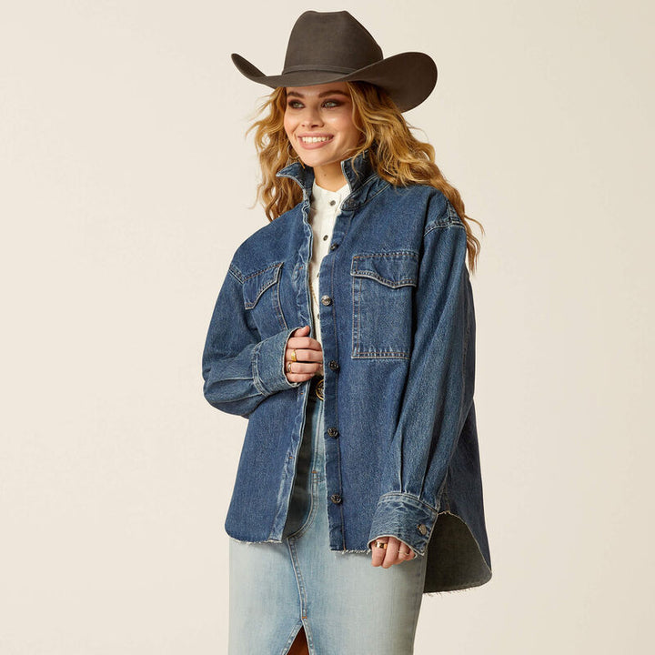 Veste-chemise en jean Ariat pour femme