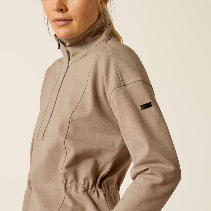 Ariat ryeland 1/2 zip sweater voor dames
