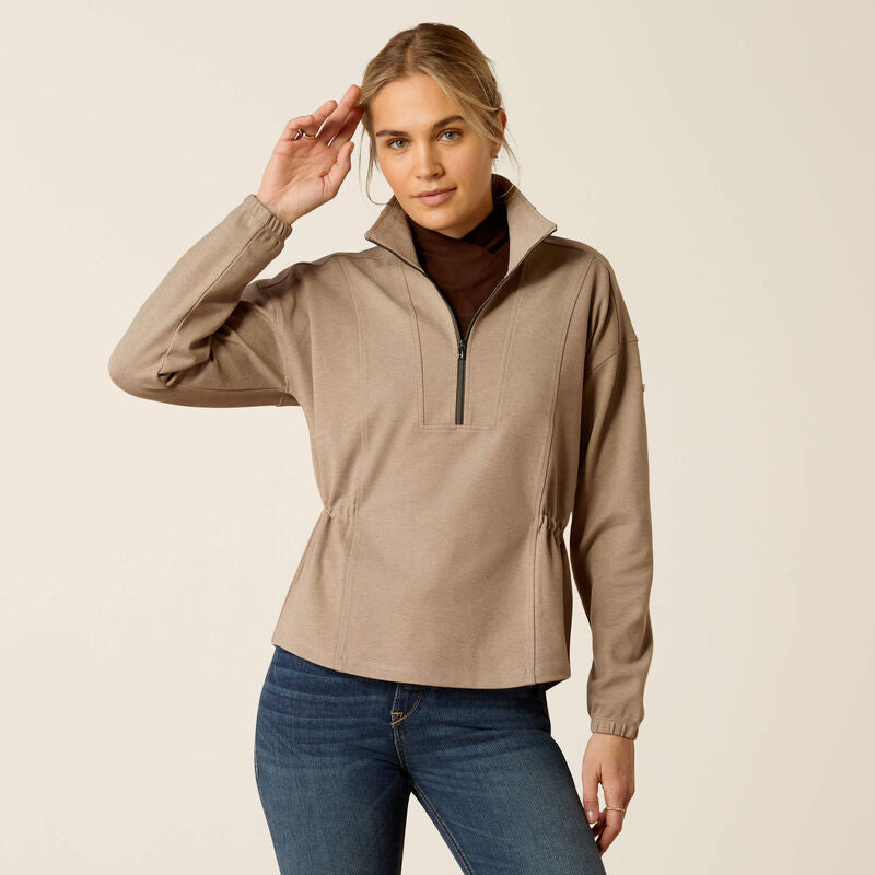 Ariat ryeland 1/2 zip sweater voor dames