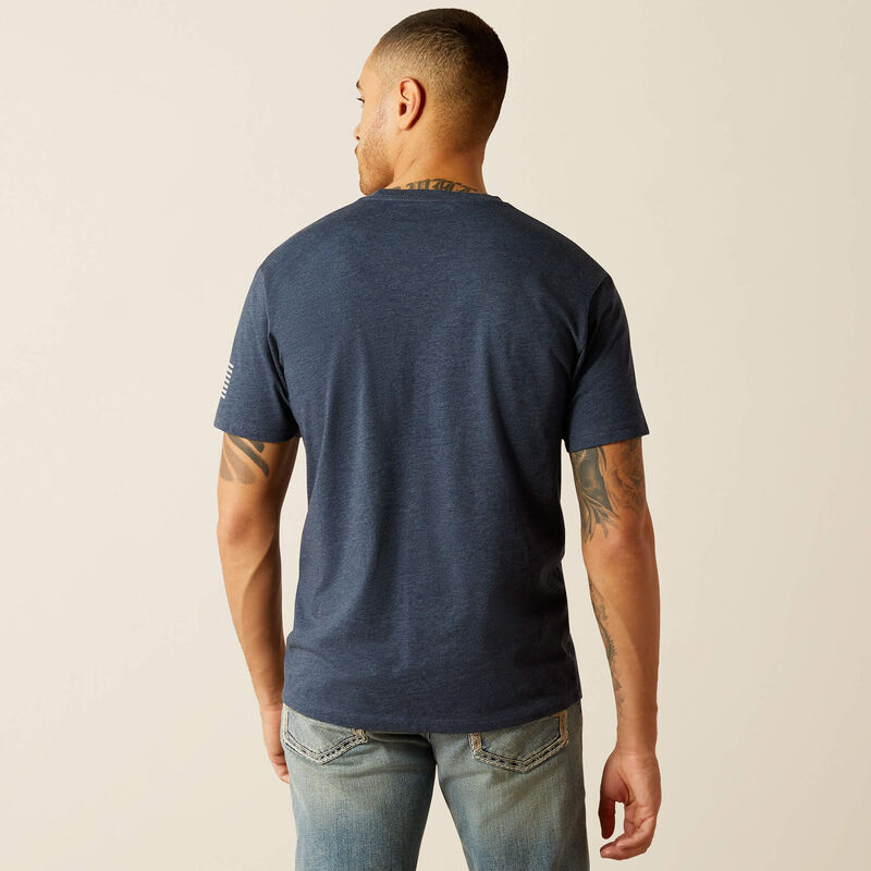Ariat shield flag T- shirt für Männer
