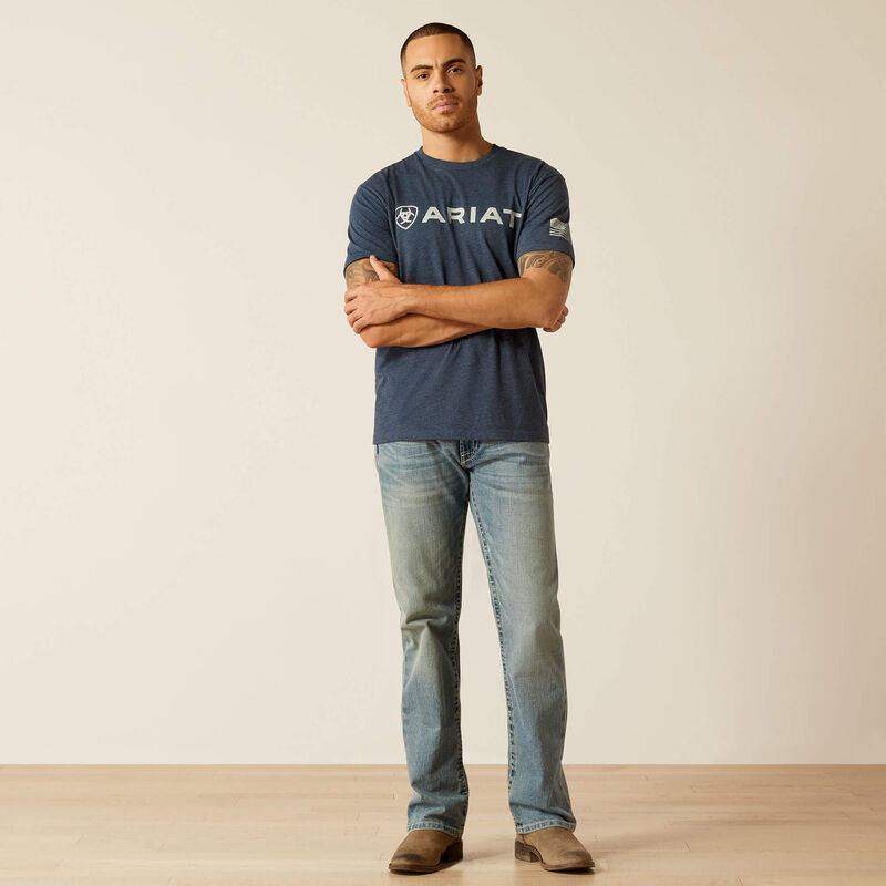 Ariat shield flag T- shirt für Männer