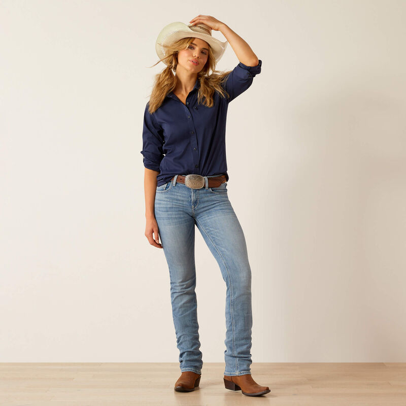 Ariat perfect rise yara straight leg jean pour dames