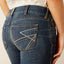 Ariat mid rise sonia boot cut jean for ladies