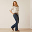Ariat mid rise sonia boot cut jean for ladies