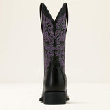 Ariat Round up wide square toe stretchfit Western boot for ladies