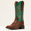 Ariat Round up wide square toe stretchfit Westernstiefel für Damen