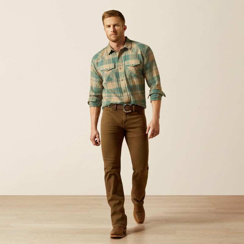 Ariat huxlee retro fit western shirt for men
