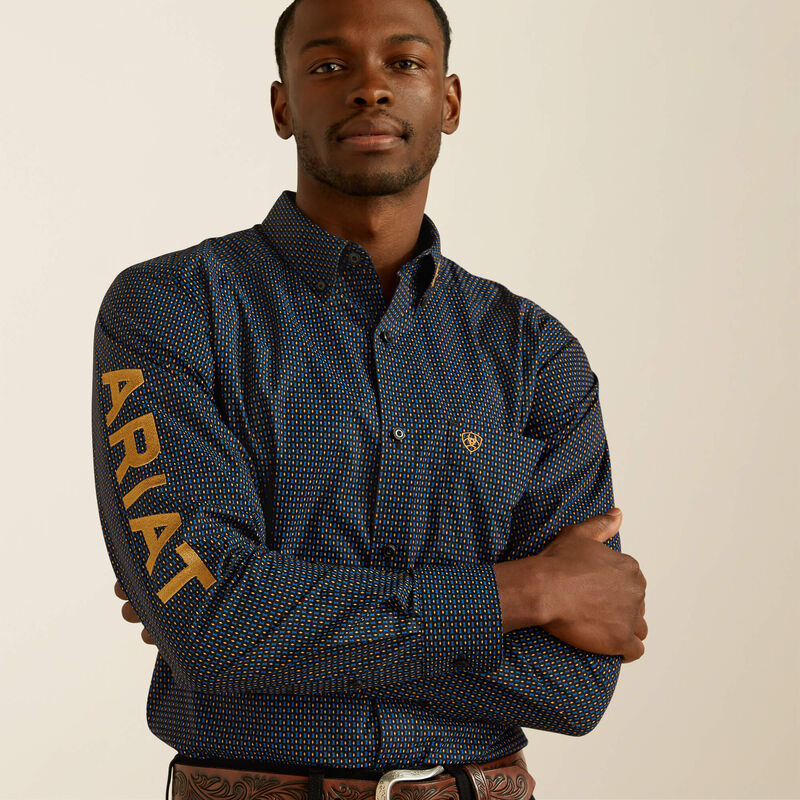 Ariat team portland fitted western shirt pour hommes