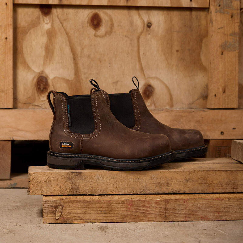 Ariat riveter chelsea waterproof composite toe waterproof boots ladies