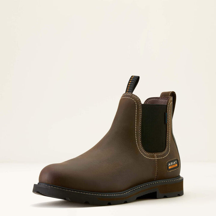 Ariat Groundbreaker chelsea waterproof soft toe work boot for men (Copy)