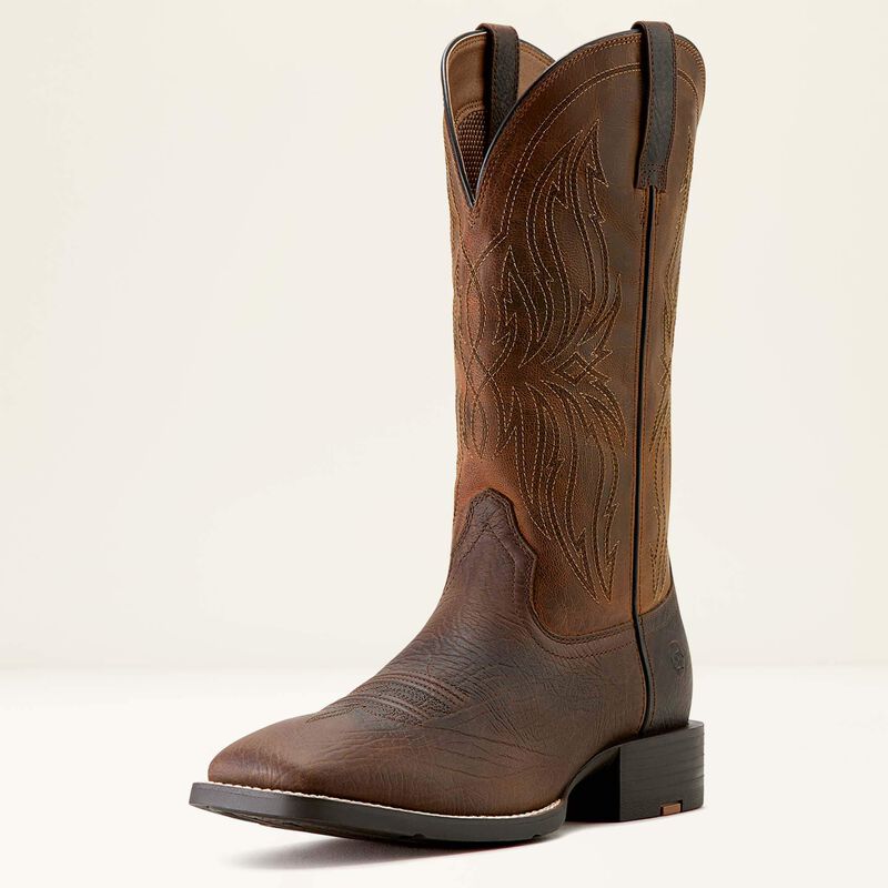 Ariat Sport Rustler wide square toe bottes western pour hommes