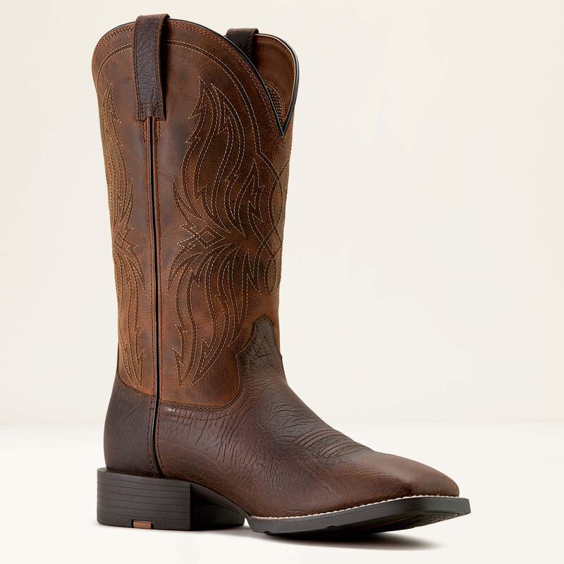 Ariat Sport Rustler wide square toe bottes western pour hommes
