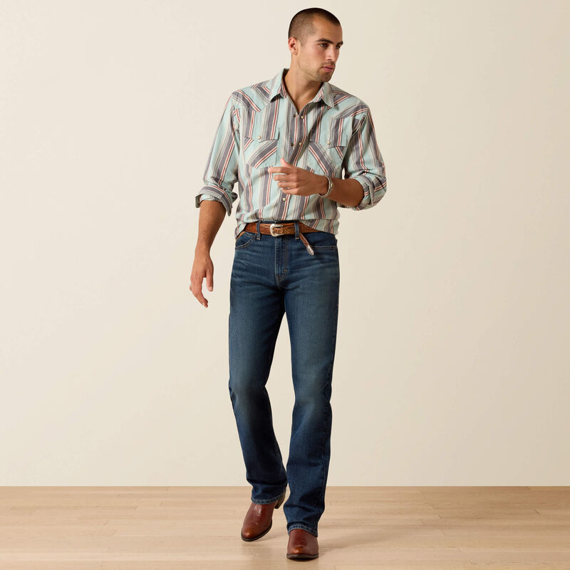 Ariat retro hesperus fitted western snap shirt