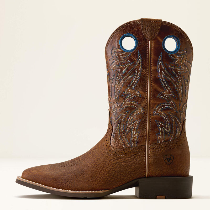 Ariat sport sidebet wide square toe boot for men