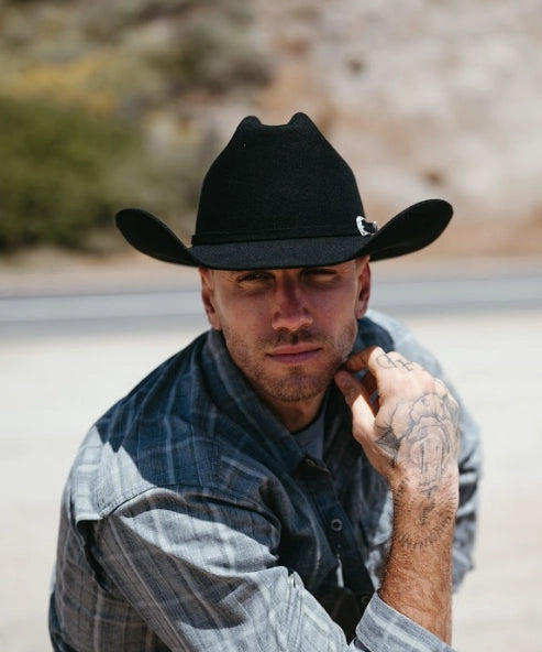 Chapeau de cowboy en feutre de laine, American hat makers Gunslinger