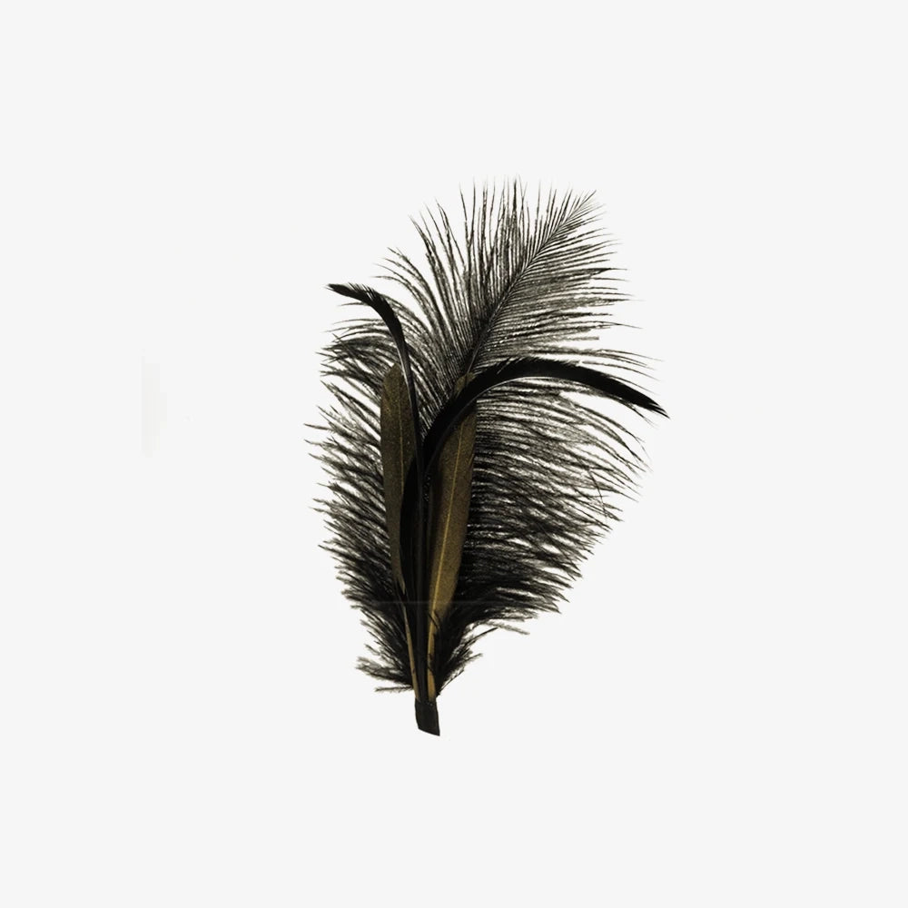 American hat makers black hat feather