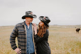 American hat makers Storm | leder en ratelslang cowboyhoed